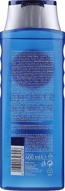 Shampoo for Men "Energy and Power" - NIVEA MEN Shampoo — photo N78