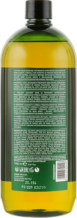 Anti-Dandruff Shampoo with Tea Tree Oil - Emmebi Italia BioNatural Mineral Treatment Anti-Dandruff Shampoo — photo N6
