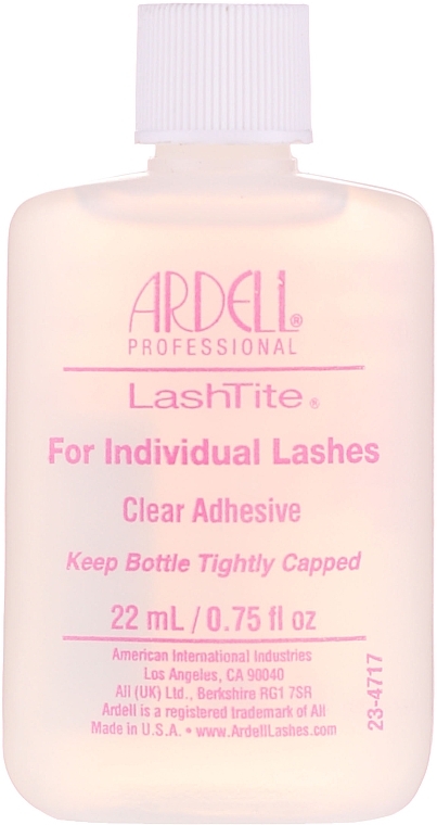 Individual Lashes Transparent Adhesive - Ardell LashTite Adhesive Clear — photo N6