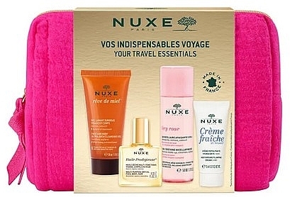 Set - Nuxe Your Travel Essentials (water/50 ml + cr/50 ml + oil/10 ml + gel/15 ml) — photo N1