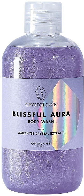 Shower Gel with Amethyst Crystal Extract - Oriflame Crystologie Blissful Aura Body Wash — photo N1