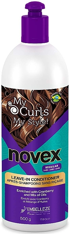 Leave-In Conditioner for Curly Hair - Novex My Curls Memorizer Leave-In Conditioner — photo N1