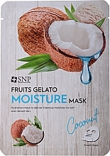 Fragrances, Perfumes, Cosmetics Moisturizing Face Mask - SNP Fruits Gelato Moisture Mask Coconut