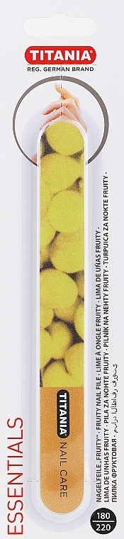 Nail File, lemon - Titania Nail File Fruity — photo N1