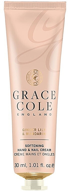 Ginger, Lily & Tangerine Hand Cream - Grace Cole England Ginger Lily & Mandarin Softening Hand & Nail Cream — photo N2