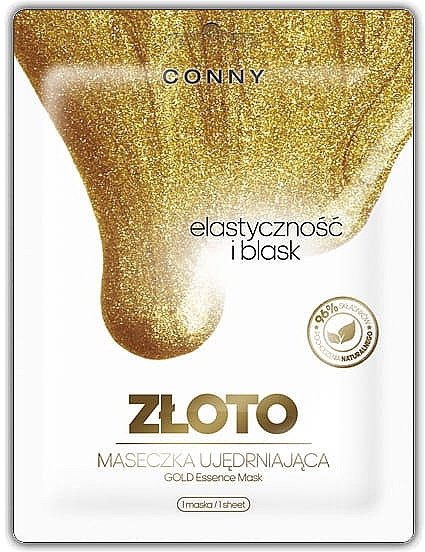 Facial Mask "Gold" - Conny Gold Essence Mask — photo N1