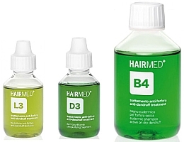 Fragrances, Perfumes, Cosmetics Set - Hairmed Treatment Mix Anti-Dandruff For Dry Hair (shm/200ml + lot/100ml + ser/100ml)