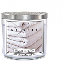 Fragrances, Perfumes, Cosmetics Scented Candle in Jar with 3 Wicks - Kringle Candle Warm Cotton