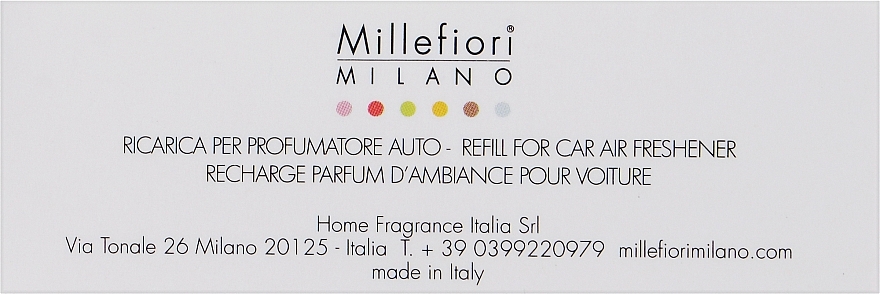 Car Perfume Refill 'Sandalwood & Bergamot' - Millefiori Milano Icon Refill Sandalo Bergamotto — photo N1