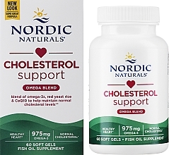 Dietary Supplement "Omega + Red Yeast Rice +CoQ10" - Nordic Naturals Omega LDL Supplement — photo N2