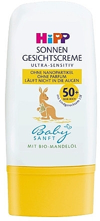 Baby Facial Sun Cream - HIPP Babysanft SPF50 — photo N1