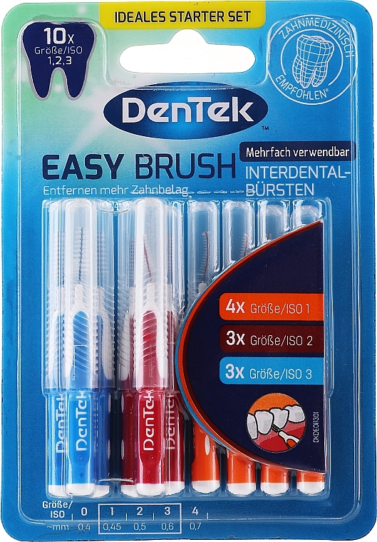 Interdental Brushes - DenTek Interdental MIX Easy Brush — photo N6