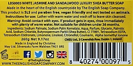 White Jasmine & Sandalwood Soap - The English Soap Company White Jasmine and Sandalwood Gift Soap — photo N3