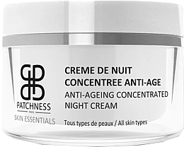 Fragrances, Perfumes, Cosmetics Facial Night Consentrated Cream - Patchness Skin Essentials Anti-Ageing Concentrated Night Cream