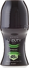 Fragrances, Perfumes, Cosmetics Antiperspirant-Deodorant - Avon On Duty Men Fresh 48H Anti-persrirant Roll-On