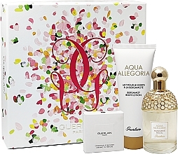 Fragrances, Perfumes, Cosmetics Guerlain Aqua Allegoria Mandarine Basilic - Set (edt/125ml + b/lot/75ml + acs/1pcs) 