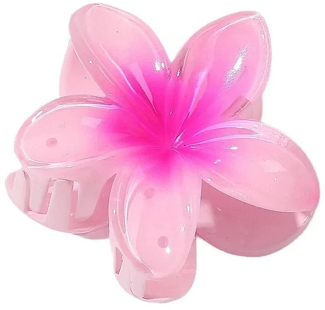 Monoi Flower Claw Clip, pink - Ecarla XL Flower Pink Ombre — photo N1