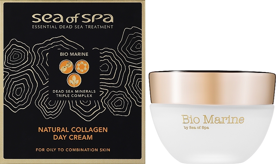 Collagen Day Face Cream for Oily & Combination Skin - Sea Of Spa Organic Marine Natural Collagen Day Cream — photo N1