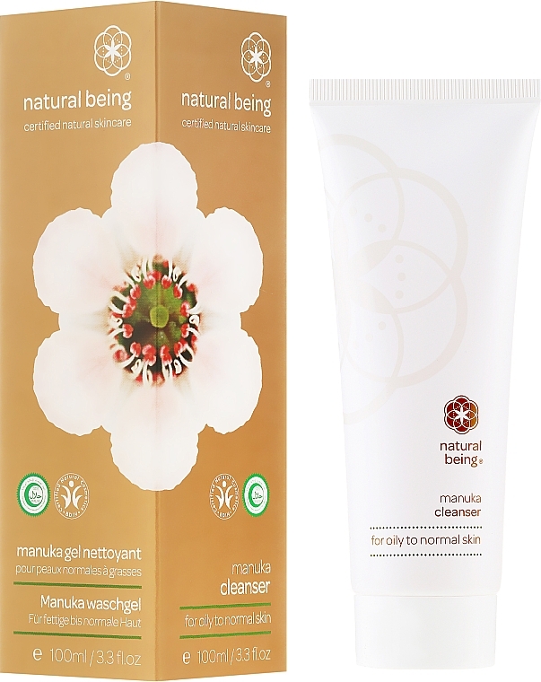 Cleansing Gel for Normal and Greasy Skin - Natural Being Manuka Cleanser — photo N1