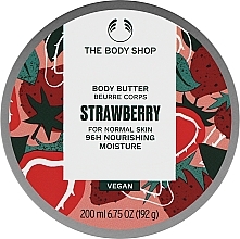 Body Butter - The Body Shop Strawberry 96H Nourishing Moisture Body Butter — photo N2