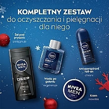 セット - NIVEA MEN Deep Collection (deo/roll/50ml + sh/gel/250ml + cr/75ml + after/sh/lot/100ml) — photo N5