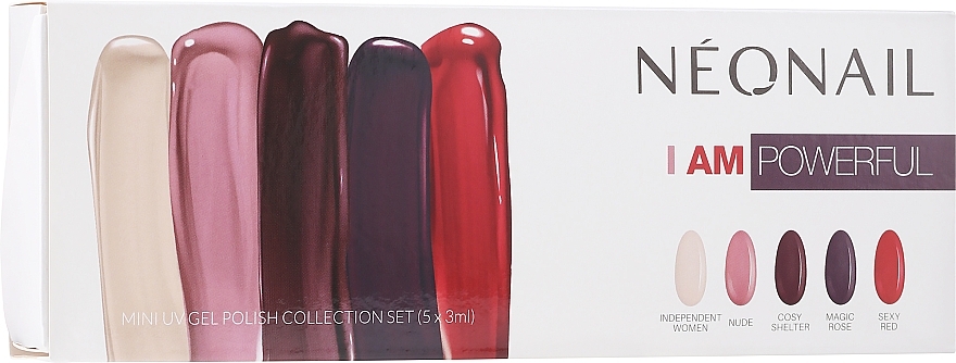 Set - NeoNail Professional I Am Powerful (nail/polish/5x3ml) — photo N1