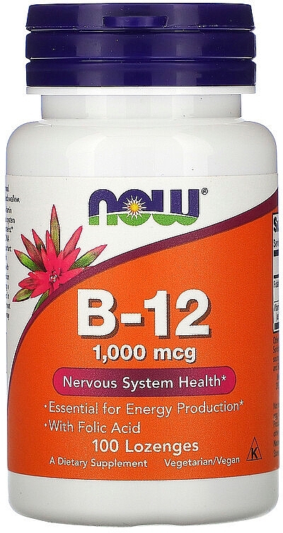 Vitamin B12 1000mg - Now Foods Vitamin B-12 1000mcg Lozenges — photo N5