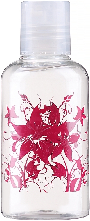 Jar with Disc Cap, 75 ml, red flowers - Top Choice — photo N1