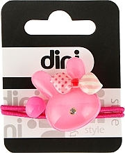 Hair Tie "Bunny", crimson, d-036 - Dini Kids — photo N2