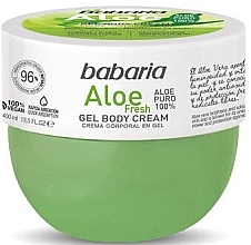 Fragrances, Perfumes, Cosmetics Aloe Body Cream Gel - Babaria Aloe Fresh Gel Body Cream