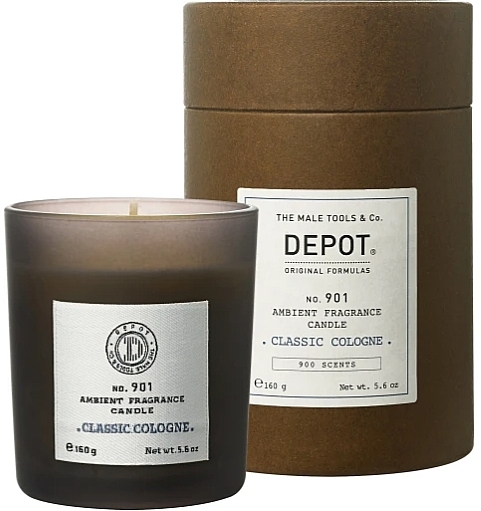 Scented Candle 'Classic Cologne' - Depot 901 Ambient Fragrance Candle — photo N1