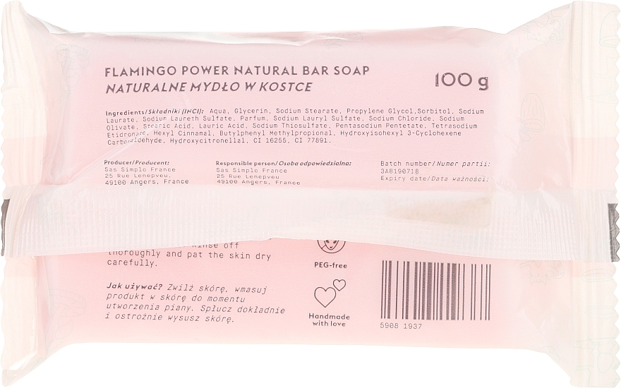 Natural Soap - Oh!Tomi Aloha Flamingo Power Soap — photo N10