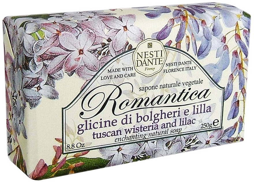 Soap "Wisteria & Lilac" - Nesti Dante Romantica Tuscan Wisteria&Lilac Soap — photo N3