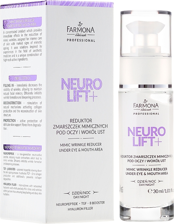 Eye Cream - Farmona Neuro Lift+ Mimic Wrinkle Reducer  — photo N1