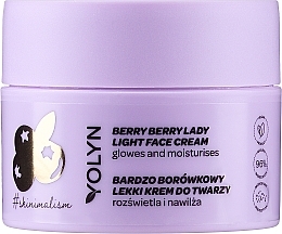 Fragrances, Perfumes, Cosmetics Brightening Blueberry Face Cream - Yolyn Berry Berry Lady Light Face Cream