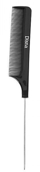 Hair Comb 22.8 cm, PE-20, with metal spike - Disna — photo N2