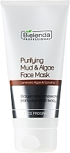 Fragrances, Perfumes, Cosmetics Clay and Algae Cleansing Mask - Bielenda Professional Purifying Mud and Algae Face Mask