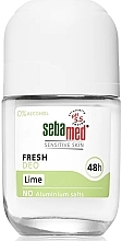 Fragrances, Perfumes, Cosmetics Roll-On Deodorant - Sebamed Sensitive Skin Fresh Deo Lime 48H