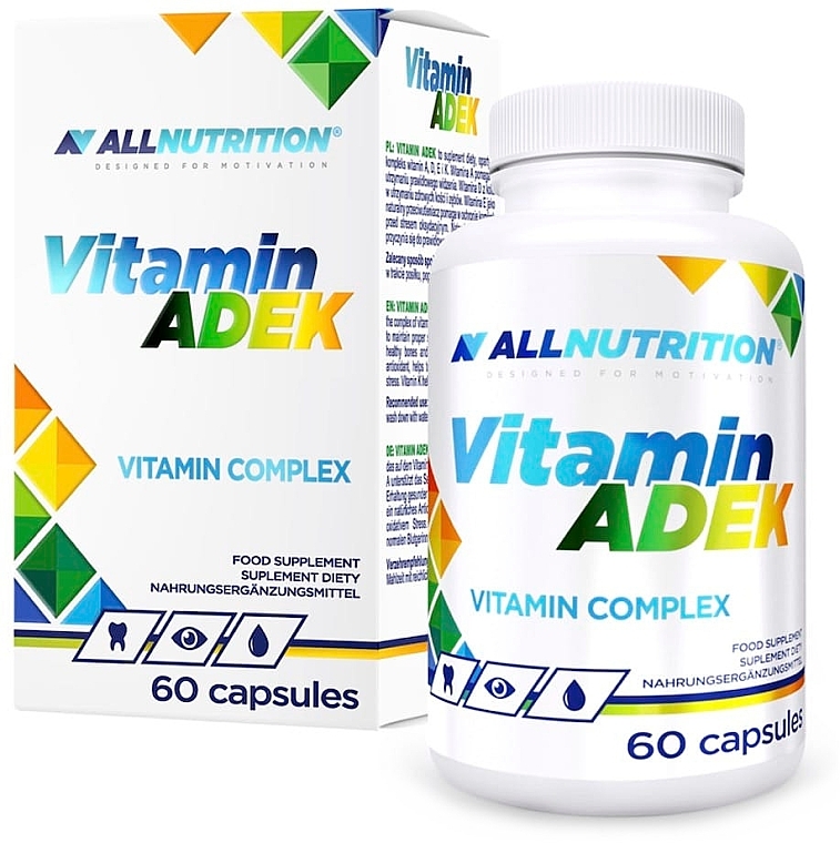 ADEK Vitamins Dietary Supplement - Allnutrition Vitamin ADEK — photo N2