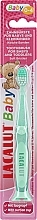 Fragrances, Perfumes, Cosmetics Baby Toothbrush with Teddy Bear, 0-4 years old, green - Lacalut Baby Toothbrush For Babies & Toddlers
