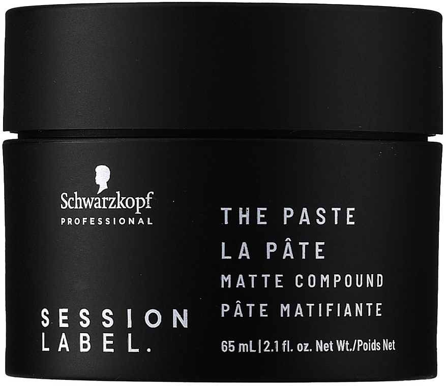 Matte Styling Paste - Schwarzkopf Professional Session Label The Paste Matte Compound — photo N1