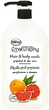 Fragrances, Perfumes, Cosmetics Grapefruit & Aloe Vera Hair & Body Wash - Naturaphy Grapefruit & Aloe Vera Hair & Body Wash