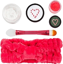 Set - Revolution Skincare x Jake Jamie Candy Cane Christmas Gift Set (mask/50ml + lip/mask/15ml + brush/1pc + headband/1pc) — photo N13