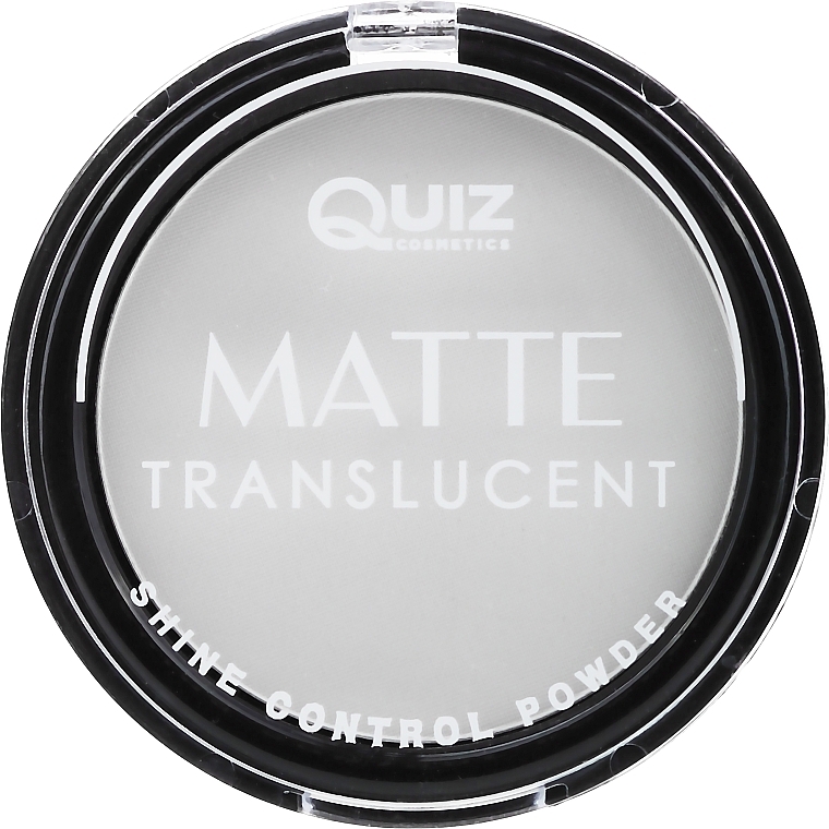 Shine Control Mattifying Powder - Quiz Cosmetics Matte Translucent Powder — photo N2