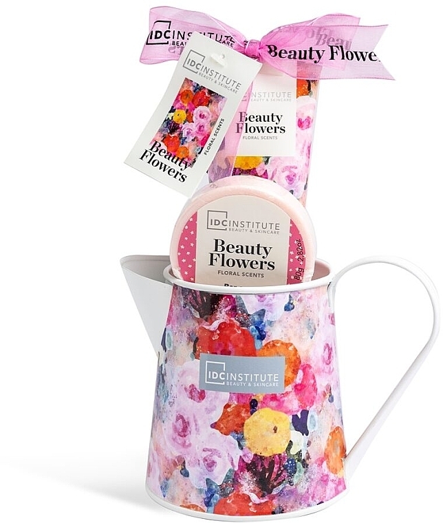 IDC Institute Beauty Flowers Set (hand/crea/90ml + soap/90g) - Set — photo N1