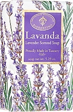 Natural Soap "Lavender" - Saponificio Artigianale Fiorentino Masaccio Lavender Soap — photo N1