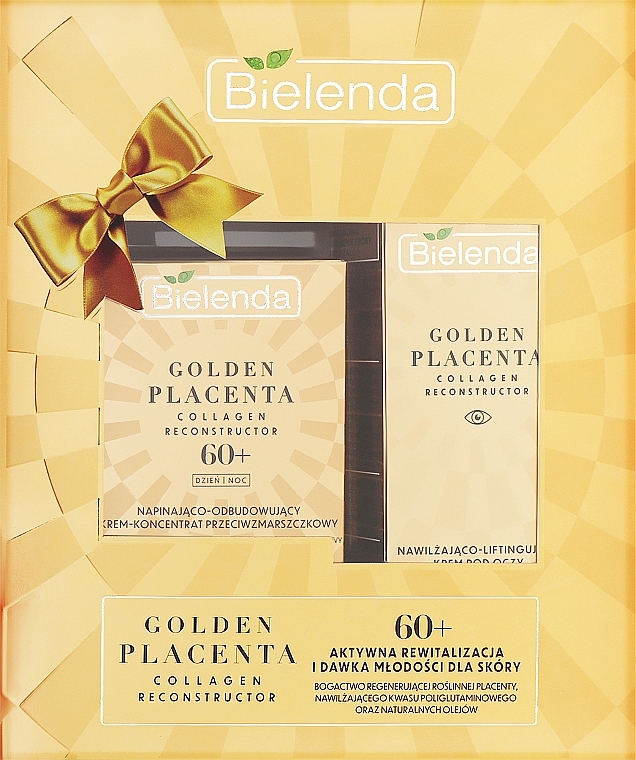 Set - Bielenda Golden Placenta 60+ (eye/cor/15ml + cr/50ml) — photo N2