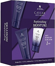 Set - Alterna Caviar Anti-Aging Replenishing Moisture Trial Kit (mini/h/cr/25ml + mini/sh/40ml + mini/cond/40ml) — photo N1