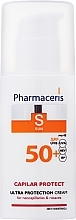 Facial Sun Cream - Pharmaceris S Capilar & Sun Protect Cream SPF50 — photo N1