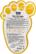 Foot Socks Mask with Milk Extract - TVO Milk Foot Mask — photo N19